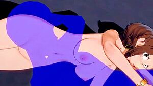 my hero academia hentai - uraraka giving armpitjob and blowjob - japanese asian manga anime game porn