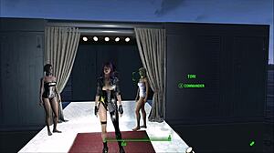 fallout 4 fashion meets cyberpunk 2077 style