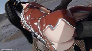 I saw Eve from Stellar Blade getting slammed hard by a massive dick on loop.