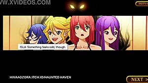i explore the haunted haven in this erotic anime adventure