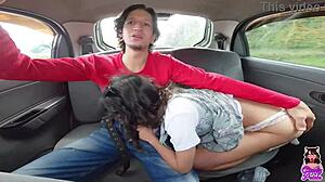 yo, first time banging in a car with a massive cock, feels unreal