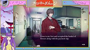 slow damage anime twink feels deep emotions with muscular gay lover