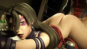 Psylocke Compilation With Big Black Cock In 3D Cartoon