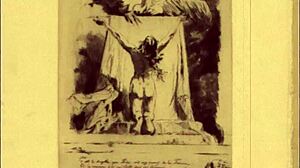 Vintage erotic drawing from antique anime hentai collection.