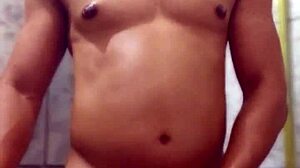 Hot Gay Fucking In The Bathroom With Masturbation And Fetish Play