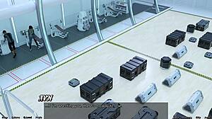 stranded in space, planning to fuck busty indian milf in 3d hentai game