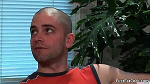 Aiden blue gets his very first big gay gay video