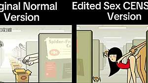 Side Of The Difference Of Rhythm Heaven Fever Original Normal Version Vs Sex Censored Version