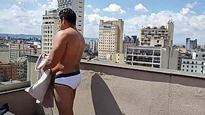 Summer day turns steamy with yuri sex by the pool