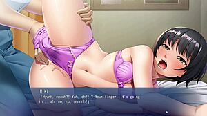 Conversational-Neutral Mob-like plain girl turns out a major pervert in game part 1