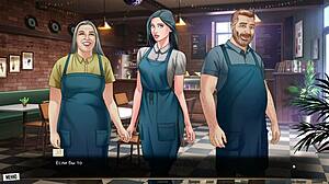 playing our red string cartoon game with sexy scenes