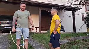 i gave it to my husband’s friend while he mowed the lawn outside