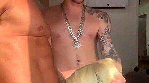 Arrombando Novinho with Friend's Monster Cock Bareback