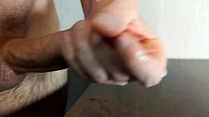 does this hot student moan while jerking off?