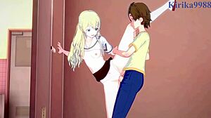 Kasumi nomura, olivia, and chisato higuchi engage in intense futanari lesbian sex with creampie.