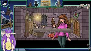 In Witch Trainer Silver part 20, the sexy teacher shows her big tits?