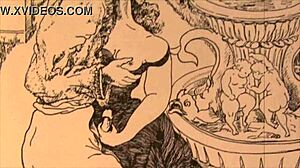 vintage erotic drawing