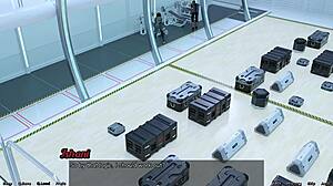 stranded in space, planning to fuck busty indian milf in 3d hentai game