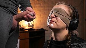 Sloppy wet mommy gets licked in a wild taste game