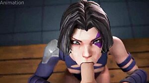 Psylocke Compilation With Big Black Cock In 3D Cartoon