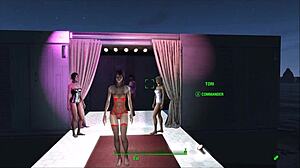 fallout 4 fashion meets cyberpunk 2077 style