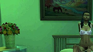 Is monalisa in pink bra seducing her mother in law for anal?