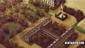 hey, in this hentai, a persuasive student corrupts female teachers in garage rough cartoon