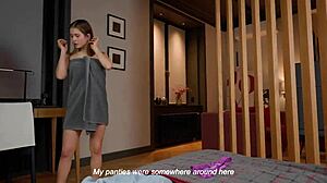 Stepbro Cums on Petite Stepsis Panties in Taboo POV