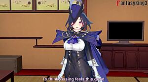 Clorinde Blowjob Fantasy in Genshin Impact 3D Animation