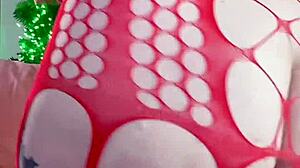 Anal Play With Big Black Dildo!