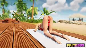 DEEP TISSUE MASSAGE ANIMATION FUTANARI FOURSOME BY PRIME3DX