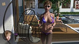 Two women reunite with passionate licking, focusing on big tits and pussy in a detailed lesbian scene.