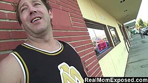 Mellanie sucks big hard dick with titty fucks