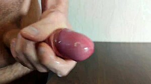 does this hot student moan while jerking off?