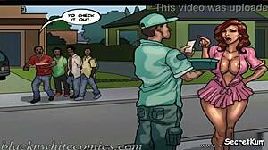 Slutty Teens Run Train on Pornstar Milf Cougar Interracial Gangbang