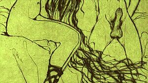 Vintage erotic animation featuring retro cartoon sex scenes