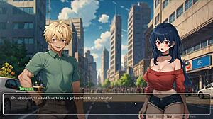 Horny girlfriend ripped his shirt off!