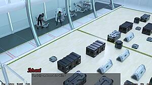 stranded in space, planning to fuck busty indian milf in 3d hentai game