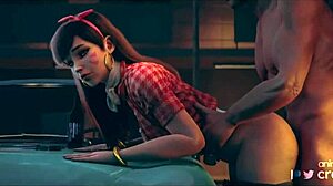 Overwatch compilation showcases hentai cartoon scenes in epic battles.