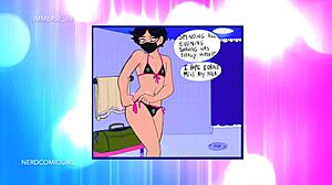 Young crossdresser explores virgin ass with big toy outdoors