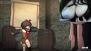 The cursed prince by Derpixon features 2D animation hentai with femdom demon girl Ivy