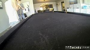Free Gay Sex Videos 18 Hung Emo Pool Cues And Balls At The Ready