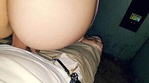 having wild sex at the adult store with big tits