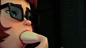 Velma gets bent over for intense doggystyle creampie