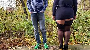 Curvy Mother-In-Law Wears Stockings