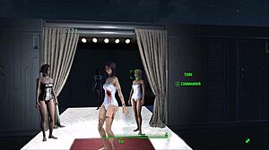 fallout 4 fashion meets cyberpunk 2077 style