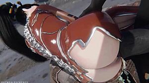 I saw Eve from Stellar Blade getting slammed hard by a massive dick on loop.