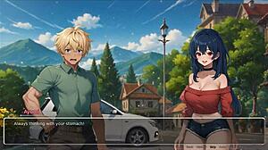 Horny girlfriend ripped his shirt off!