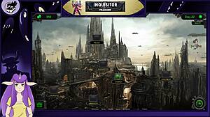 warhammer 40k hentai trainer uses dildo toys on big tits 😏