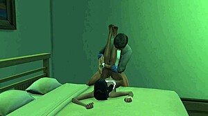 Is monalisa in pink bra seducing her mother in law for anal?